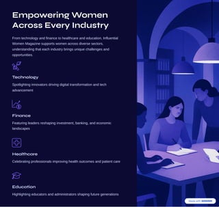 Influential Women Magazine: Shaping the Future of Women in Business | PDF