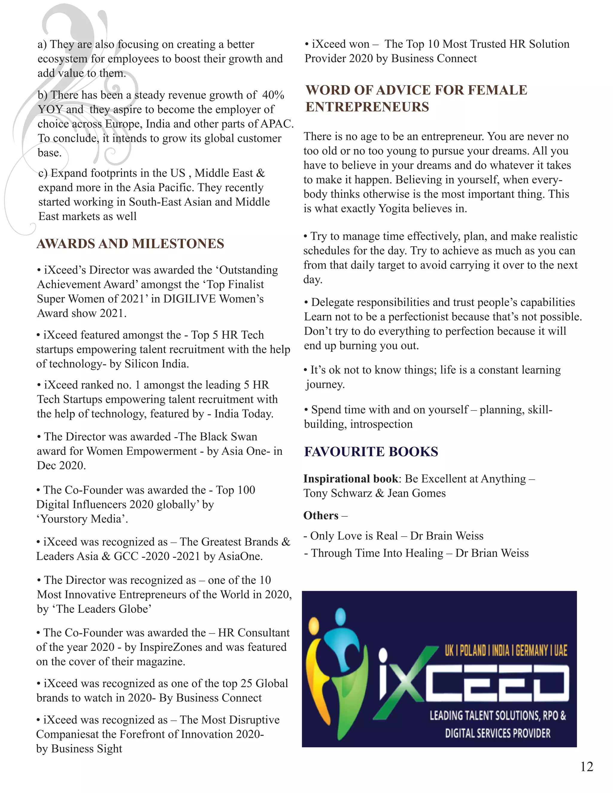 The 10 Most Influential business women revamping the future | PDF