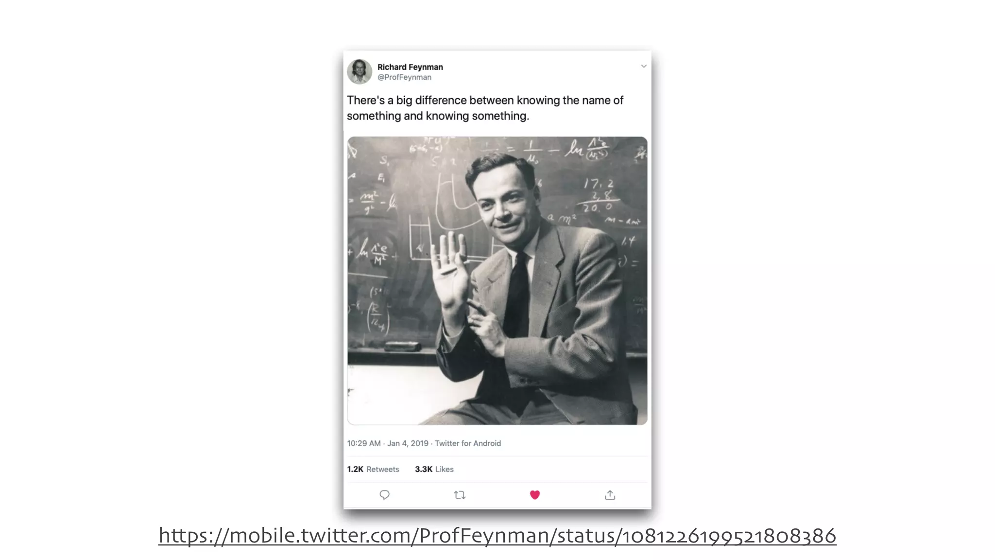 https://mobile.twitter.com/ProfFeynman/status/1081226199521808386
 