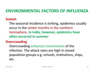 Flu Environment Influenza | PPTX