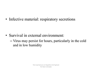 Flu Environment Influenza - epidemiology, prevention and control | PPTX