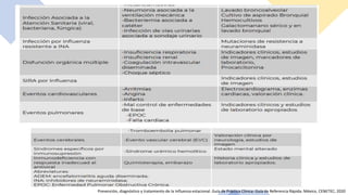 Prevención, diagnóstico y tratamiento de la Influenza estacional. Guía de Práctica Clínica: Guía de Referencia Rápida: México, CENETEC; 2020
 