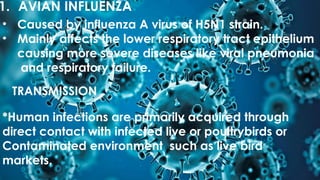 Flu Environment Influenza.pptx more about communicabke diseases affecting human animaks ...