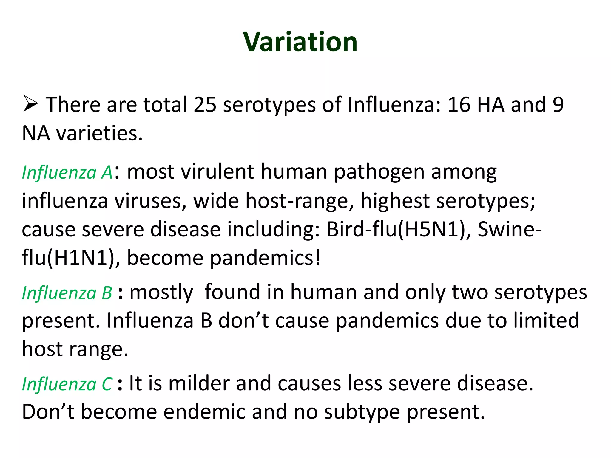 Influenza(Virology) | PPTX