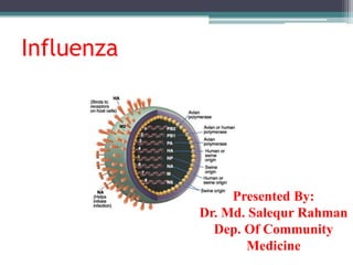 Influenza

Presented By:
Dr. Md. Salequr Rahman
Dep. Of Community
Medicine

 