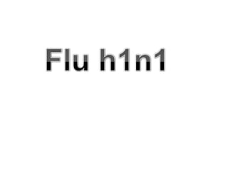 Flu h1n1  