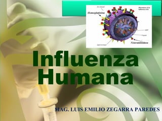 Influenza
Humana
MAG. LUIS EMILIO ZEGARRA PAREDES
 