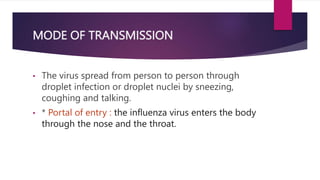 Influenza Presentation Community Health Nursing | PPTX