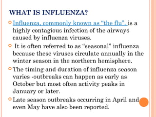 Influenza presentation by manish singh | PPT