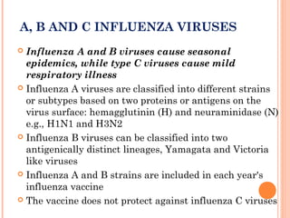 Influenza presentation by manish singh | PPT