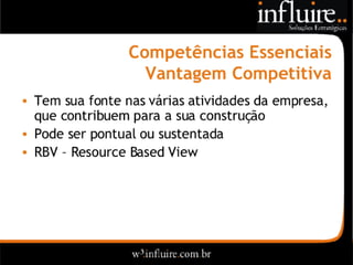 Influire..  Visão Sobre Estratégia