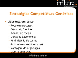 Influire..  Visão Sobre Estratégia