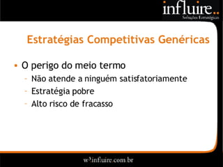 Influire..  Visão Sobre Estratégia