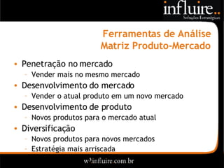 Influire..  Visão Sobre Estratégia