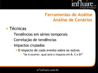 Influire..  Visão Sobre Estratégia