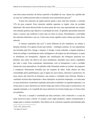 Influência da Alimentação no Desenvolvimento de Cobb