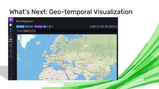 © 2020 InfluxData. All rights reserved. 22
What’s Next: Geo-temporal Visualization
 