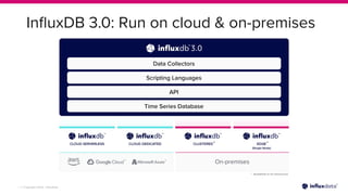 | © Copyright 2023, InﬂuxData
InﬂuxDB 3.0: Run on cloud & on-premises
 