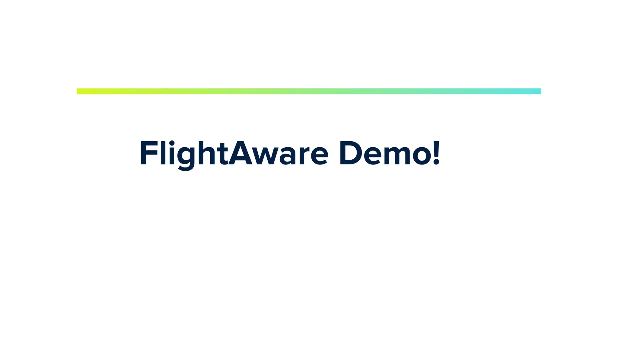 | © Copyright 2024, InﬂuxData
15
FlightAware Demo!
 