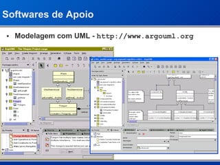 Softwares de Apoio Modelagem com UML -  http://www.argouml.org 