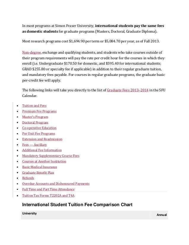 Information About Admission In Simon Fraser University