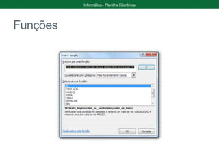 Excel Microsoft Informatica Informática Básica - Planilha Eletronica - Microsoft Excel 2010 | PPTX