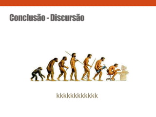 Conclusão-Discursão
kkkkkkkkkkkk
 