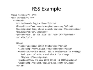 RSS Example
 