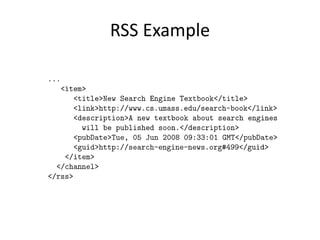 RSS Example
 