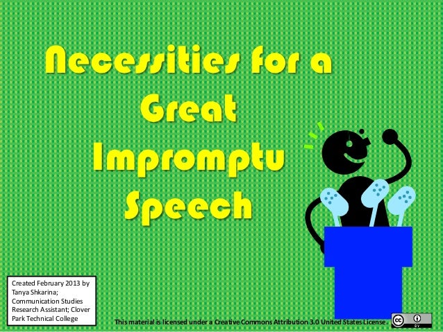 impromptu speech topics college impromptu speech topics college