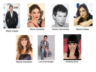 PERSONAJES: Hugo Olivera : (Mario Casas) és el personaje principal en la pelicula. Babi : (Maria Valverde) és el personaje principal en la pelicula. Pollo : (Alvaro Cervantes) és el mejor amigo de Hugo en la pelicula. Katina:  (Marina Salas) és la mejor amiga de Babi. Dani : (Nerea Camacho) és la hermana pequeña de Babi en la pelicula. Chino : (Luis Fernández) és el rival principal de Hugo en la pelicula. Mara : (Andrea Duro) és la chica de Hugo que se enfada con Babi por quitar-se-lo. 