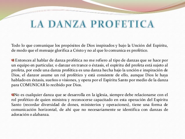 Danza Profética