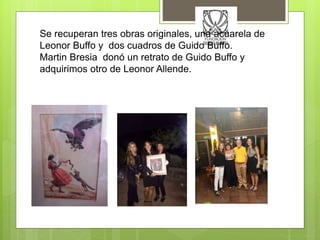 El 6 de setiembre el programa “En Obras “ realiza una nota .
El Arq. Ricardo de Vertiz y Gabriela Gomez representan a la
F...