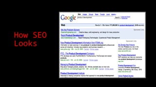 How SEO
Looks
 
