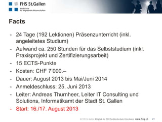 Teil des MAS in SocialInformaticsMedienkompetenz im digitalen Zeitalter?!12