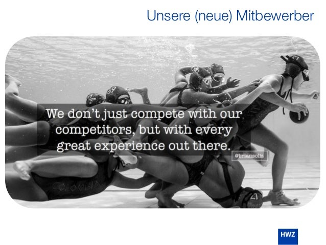 Unsere (neue) Mitbewerber
 