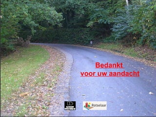 Bedankt  voor uw aandacht 