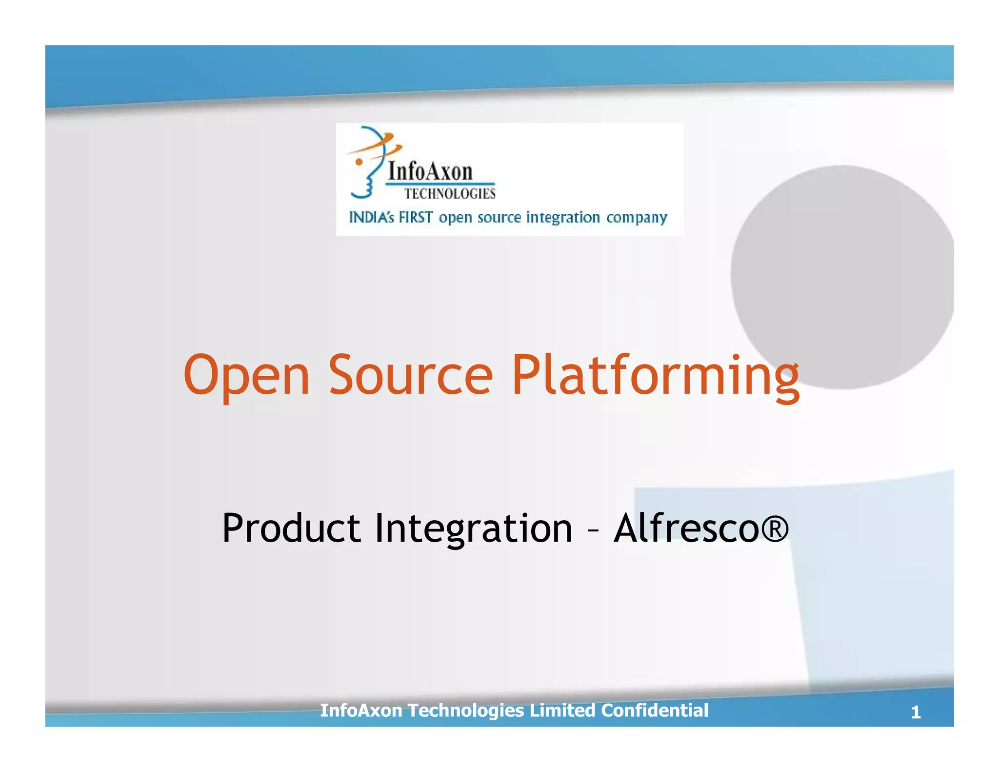 Infoaxon business plan ppt