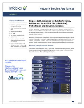 Your recommended solution
provider:

Altaware, Inc.
http://www.altaware.com
Email: sales@altaware.com
Phone: 949-484-4125
 
