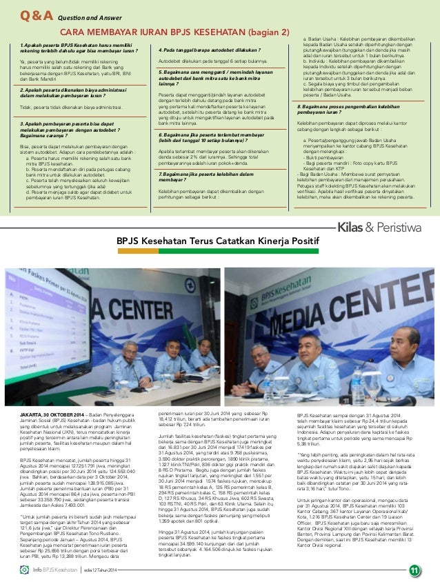 Majalah Info BPJS Kesehatan, Edisi 12, Tahun 2014