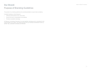 Infor Brand Guide.pdf Infogroup Branding Guidelines | PDF