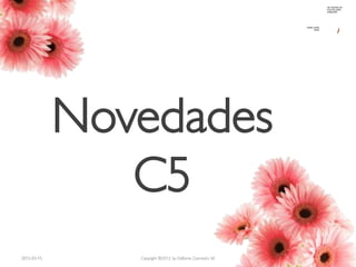 Novedades
                C5
2012-03-15      Copyright ©2012 by Oriflame Cosmetics SA   22
 