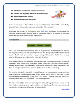 Data Verification | PDF