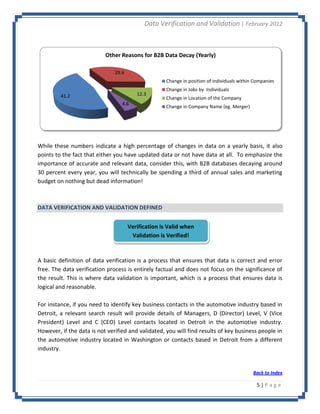 Dataverify Report Example Data Verification | PDF