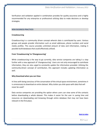Dataverify Report Example Data Verification | PDF