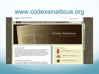 www.codexsinaiticus.org 