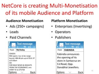Infocom Presentation: Breakthrough Innovations in Mobile