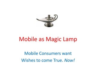 Infocom Presentation: Breakthrough Innovations in Mobile