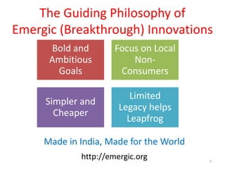 Infocom Presentation: Breakthrough Innovations in Mobile