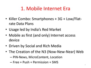 Infocom Presentation: Breakthrough Innovations in Mobile